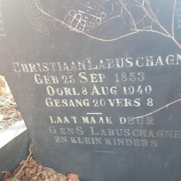 LABUSCHAGNE Christiaan 1853-1940