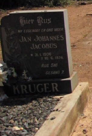 KRUGER Jan Johannes Jacobus 1906-1974