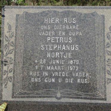 NORTJE Petrus Stephanus 1879-1973