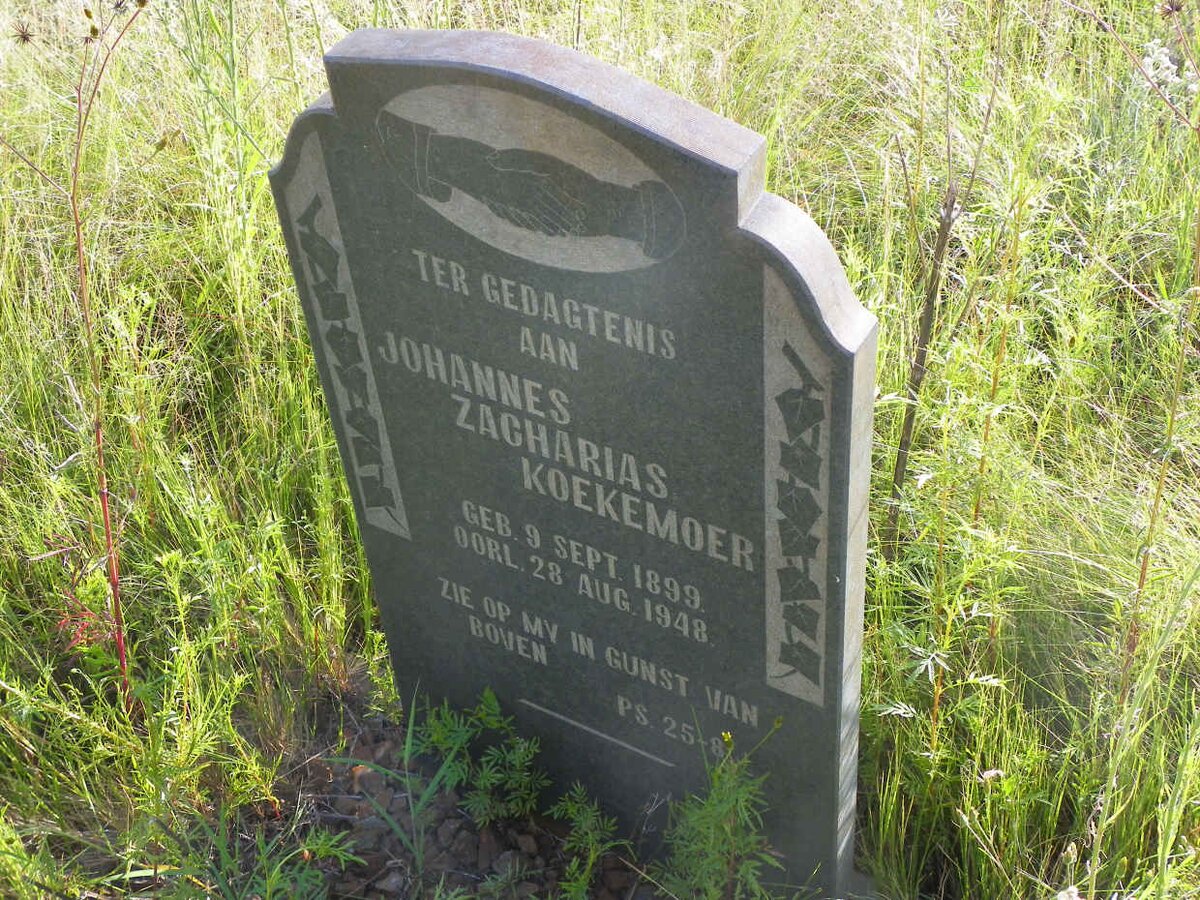 KOEKEMOER Johannes Zacharias 1899-1948