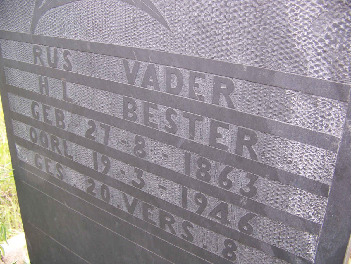 BESTER H.L. 1863-1946