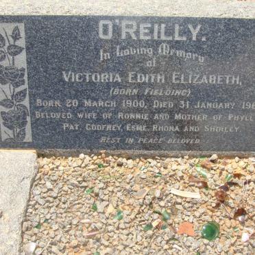 O'REILLY Victoria Edith Elizabeth nee FIELDING 1900-1960