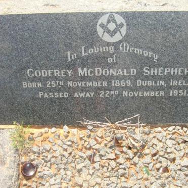 SHEPHERD Godfrey McDonald 1869-1951