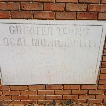 1. Greater Taung Local Municipality