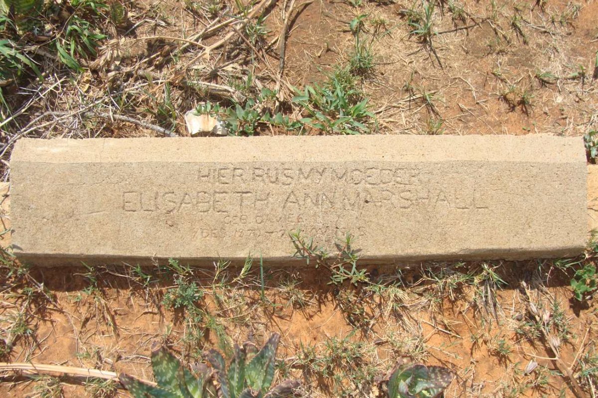 MARSHALL Elisabeth Ann nee DAVIES 187?-19?5