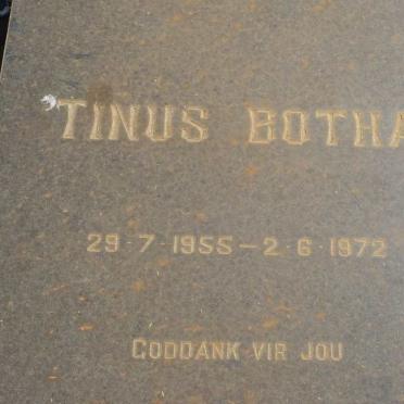 BOTHA Tinus 1955-1972