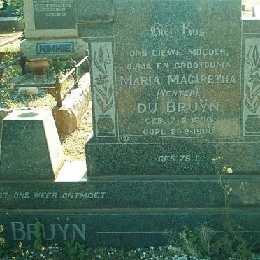 BRUYN Hendrik Theunus, du 1888-1944 &amp; Maria Margaretha VENTER 1893-1966 