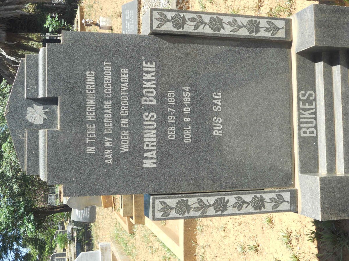 BUKES Marinus 1891-1954