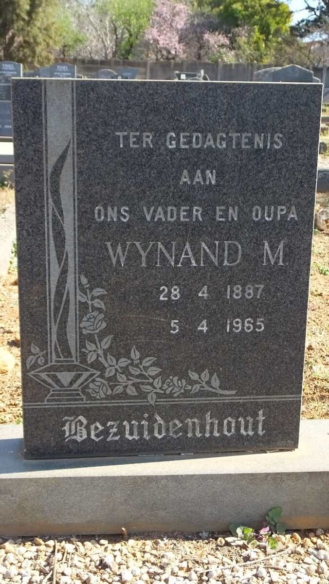 BEZUIDENHOUT Wynand M. 1887-1965