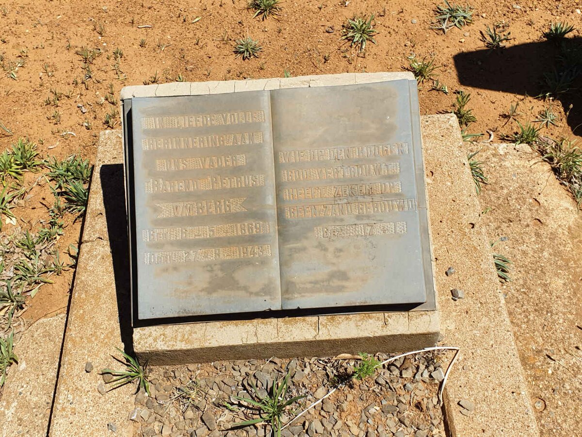 BERG Barend Petrus, van 1869-1943