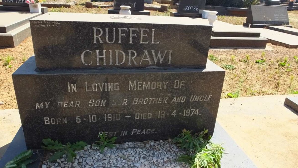 CHIDRAWI Ruffel 1910-1974