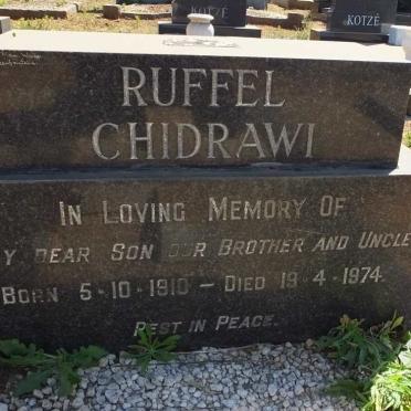 CHIDRAWI Ruffel 1910-1974