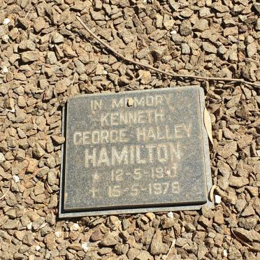 HAMILTON Kenneth George Halley 1910-1978