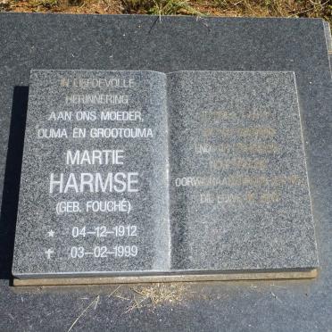 HARMSE Martie nee FOUCHE 1912-1999