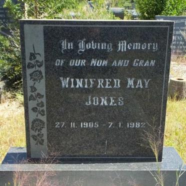 JONES Winifred May 1905-1982