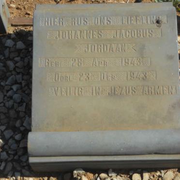 JORDAAN Johannes Jacobus 1943-1943