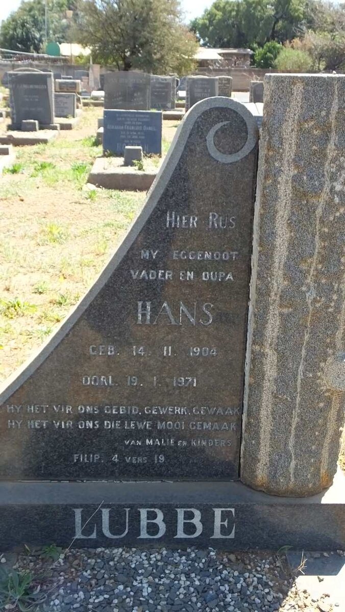 LUBBE Hans 1904-1971