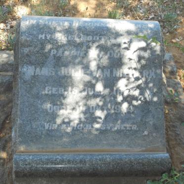 NIEKERK Hans Jurie, van 18?9-1934