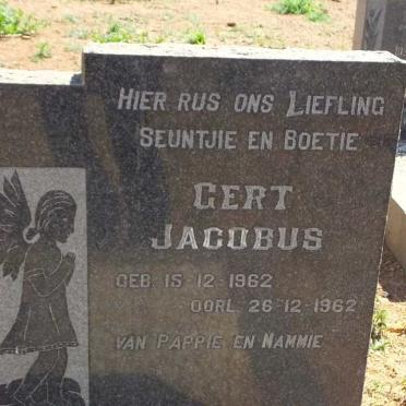 NIEMAND Gert Jacobus 1962-1962