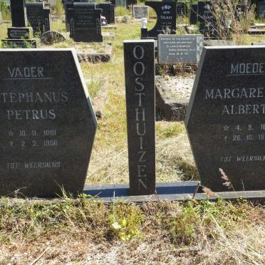 OOSTHUIZEN Stephanus Petrus 1881-1956 &amp; Margaretha Alberta 1881-1958