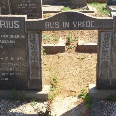 PRETORIUS Izak J. 1924-1976 &amp; Catharina M. BOTES 1926-1972