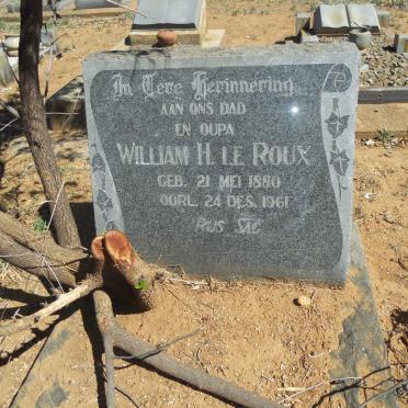 ROUX William H., le 1880-1961