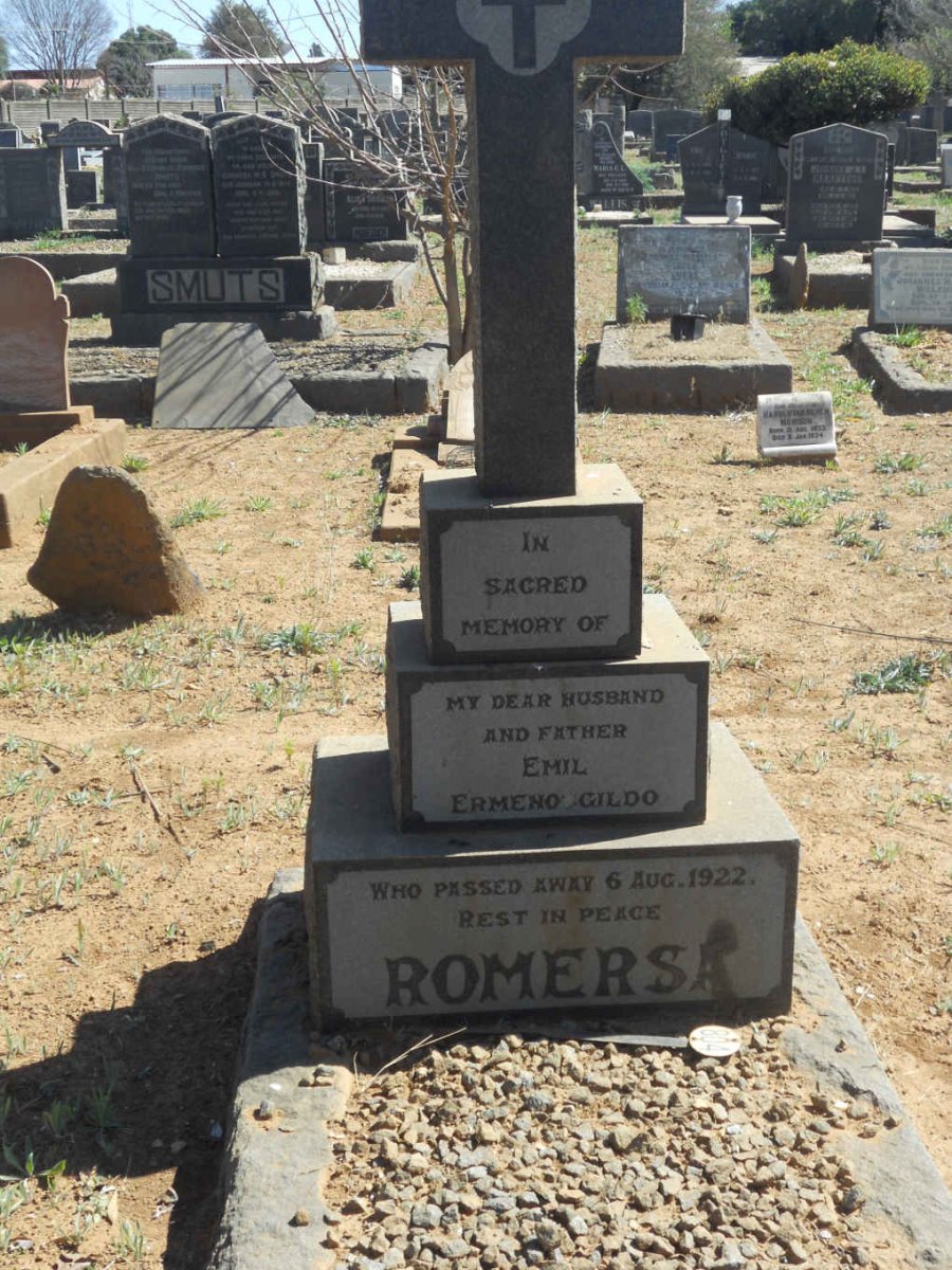 ROMERSA Emil Ermano Gildo -1922