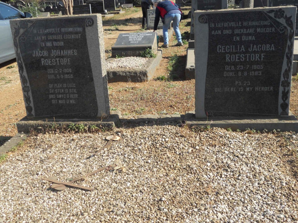 ROESTORF Jacob Johannes 1906-1959 &amp; Cecilia Jacoba 1905-1983