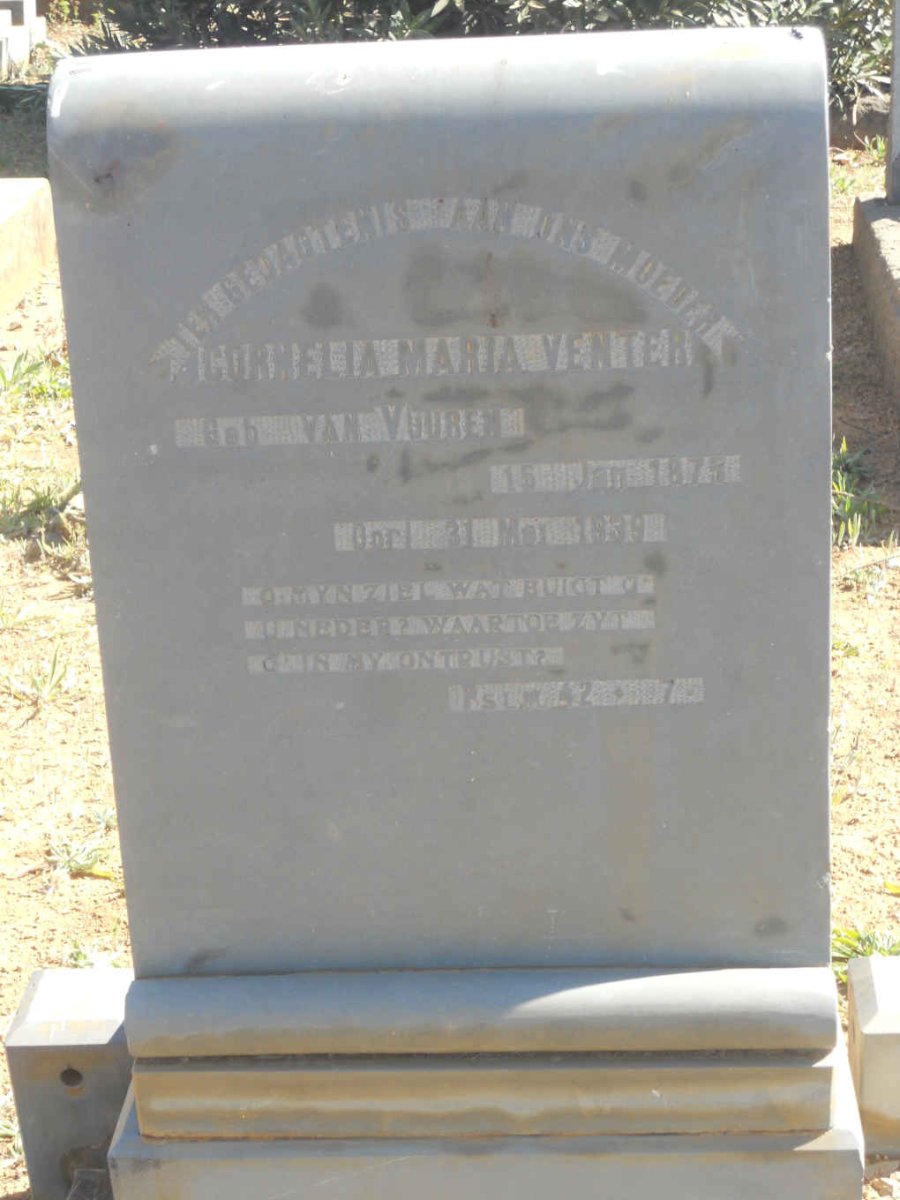 VENTER Cornelia Maria nee van VUUREN 1875-1939