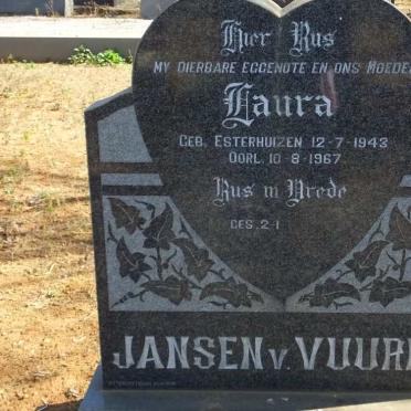 VUUREN Laura, Jansen van nee ESTERHUIZEN 1943-1967