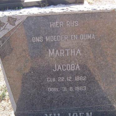 VILJOEN Martha Jacoba 1882-1963