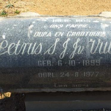 VUUREN Petrus S.J., J.v. 1899-1977