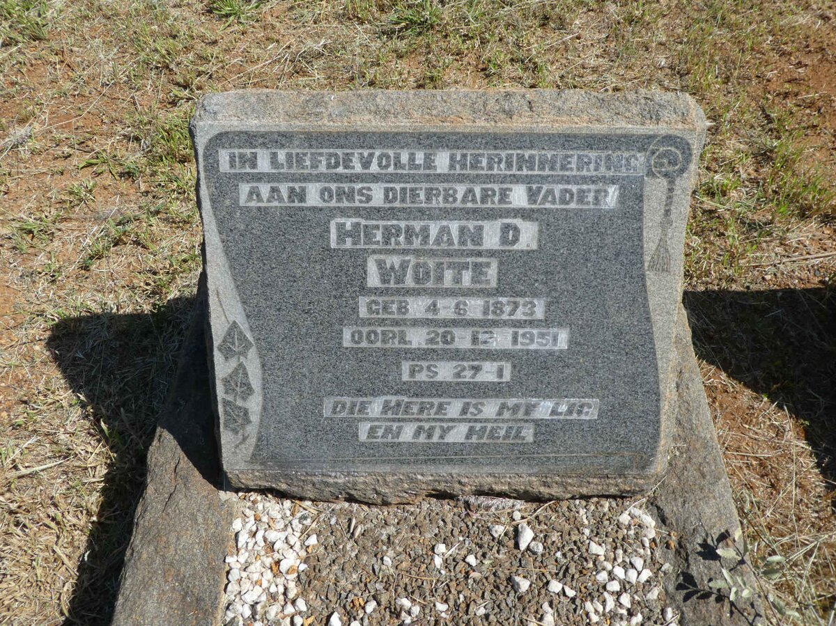 WOITE Herman D. 1873-1951