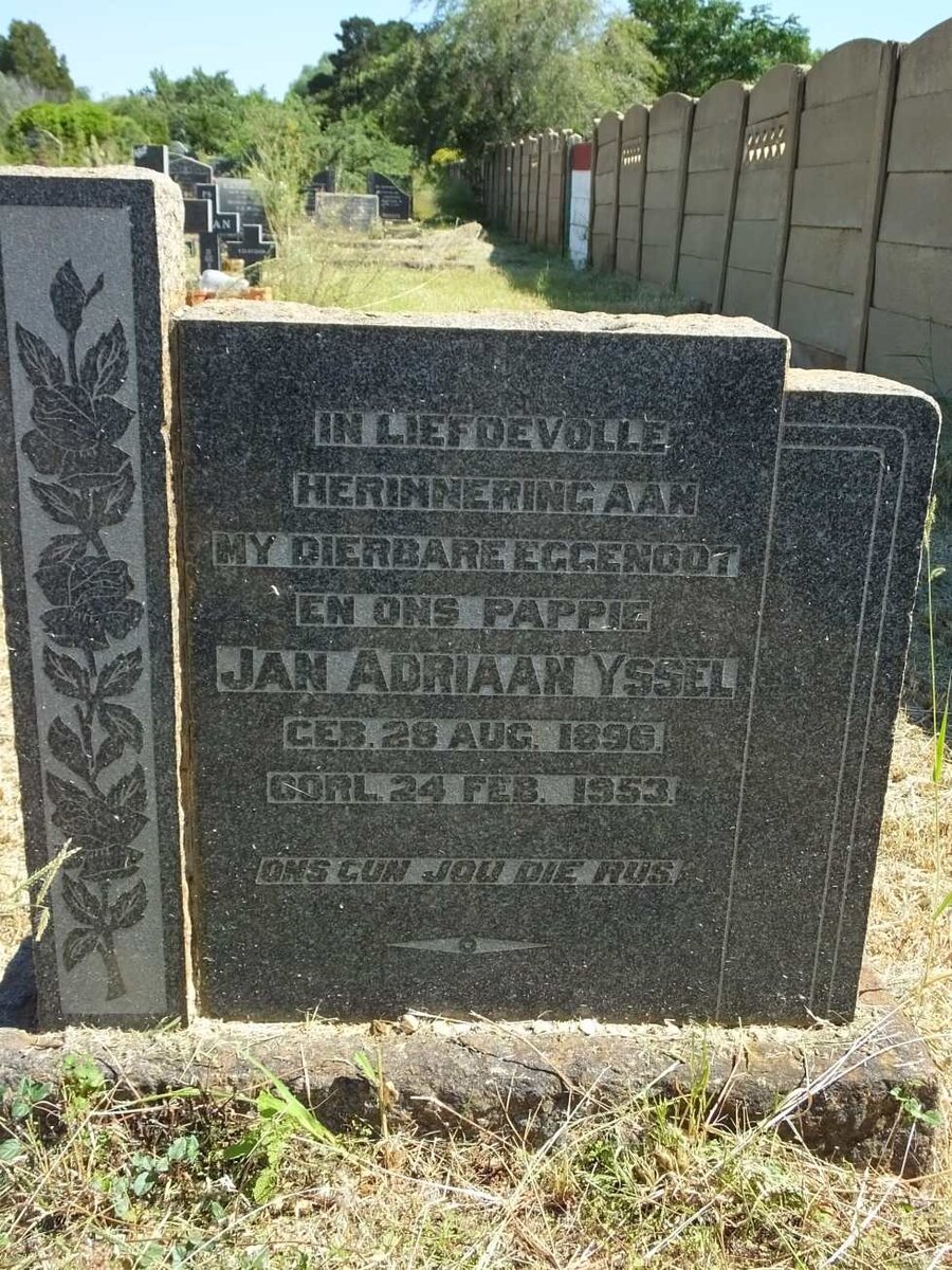 YSSEL Jan Adriaan 1896-1953