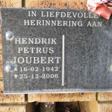 JOUBERT Hendrik Petrus 1942-2006