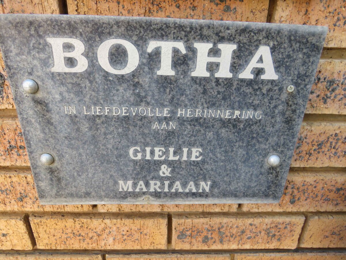 BOTHA Gielie & Mariaan 