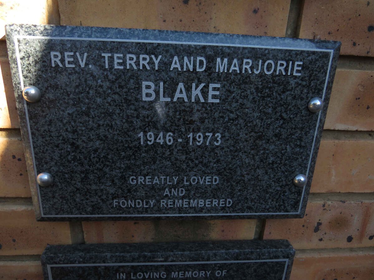 BLAKE Terry and Marjorie