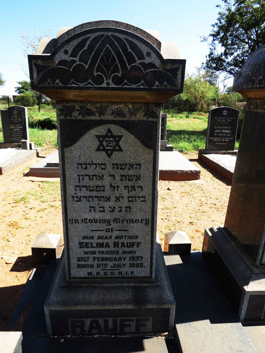 RAUFF Selina 1880-1937