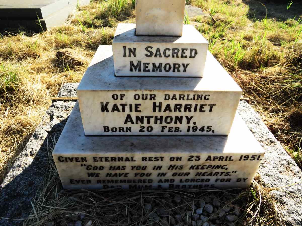 ANTHONY Katie Harriet 1945-1951