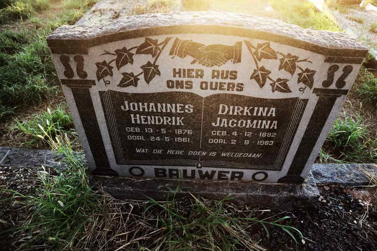 BRUWER Johannes Hendrik 1876-1961 & Dirkina Jacomina 1882-1963