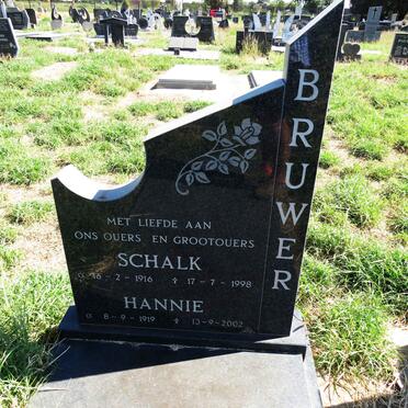 BRUWER Schalk 1916-1998 & Hannie 1919-2002