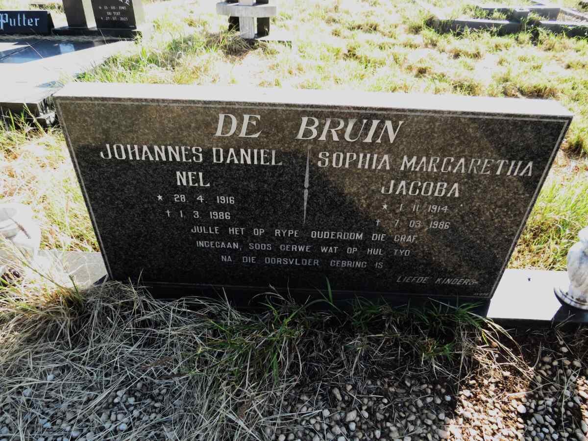 BRUIN Johannes Daniel Nel, de 1916-1986 & Sophia Margaretha Jacoba 1914-1986