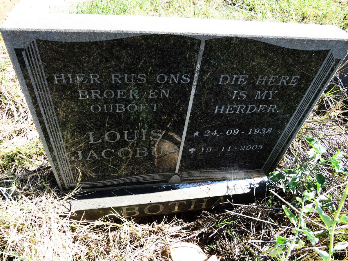 BOTHA Louis Jacobus 1938-2005