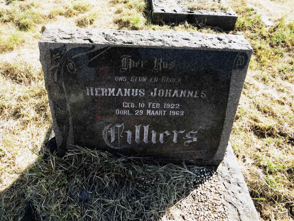 CILLIERS Hermanus Johannes 1922-1963