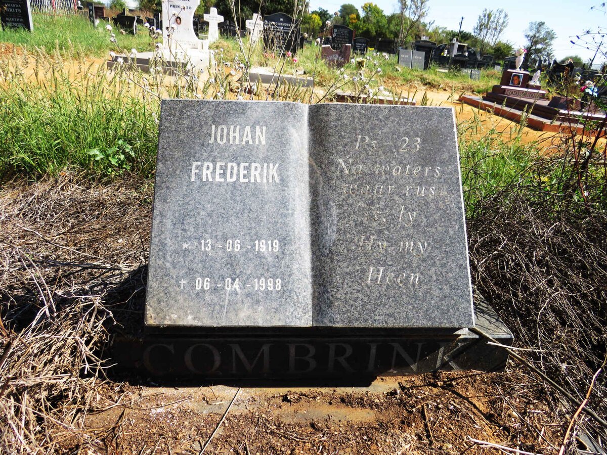 COMBRINK Johan Frederik 1919-1998