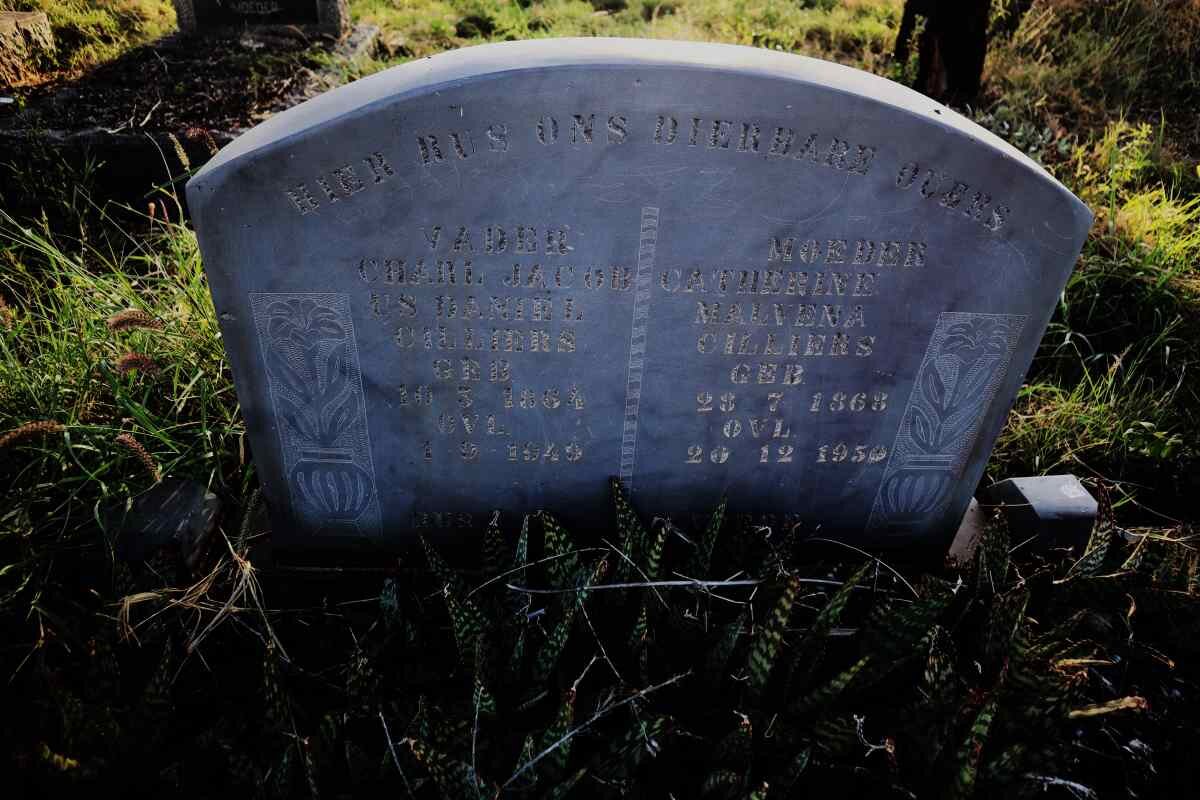 CILLIERS Charl Jacobus Daniel 1864-1949 & Catherine Malvena 1868-1950