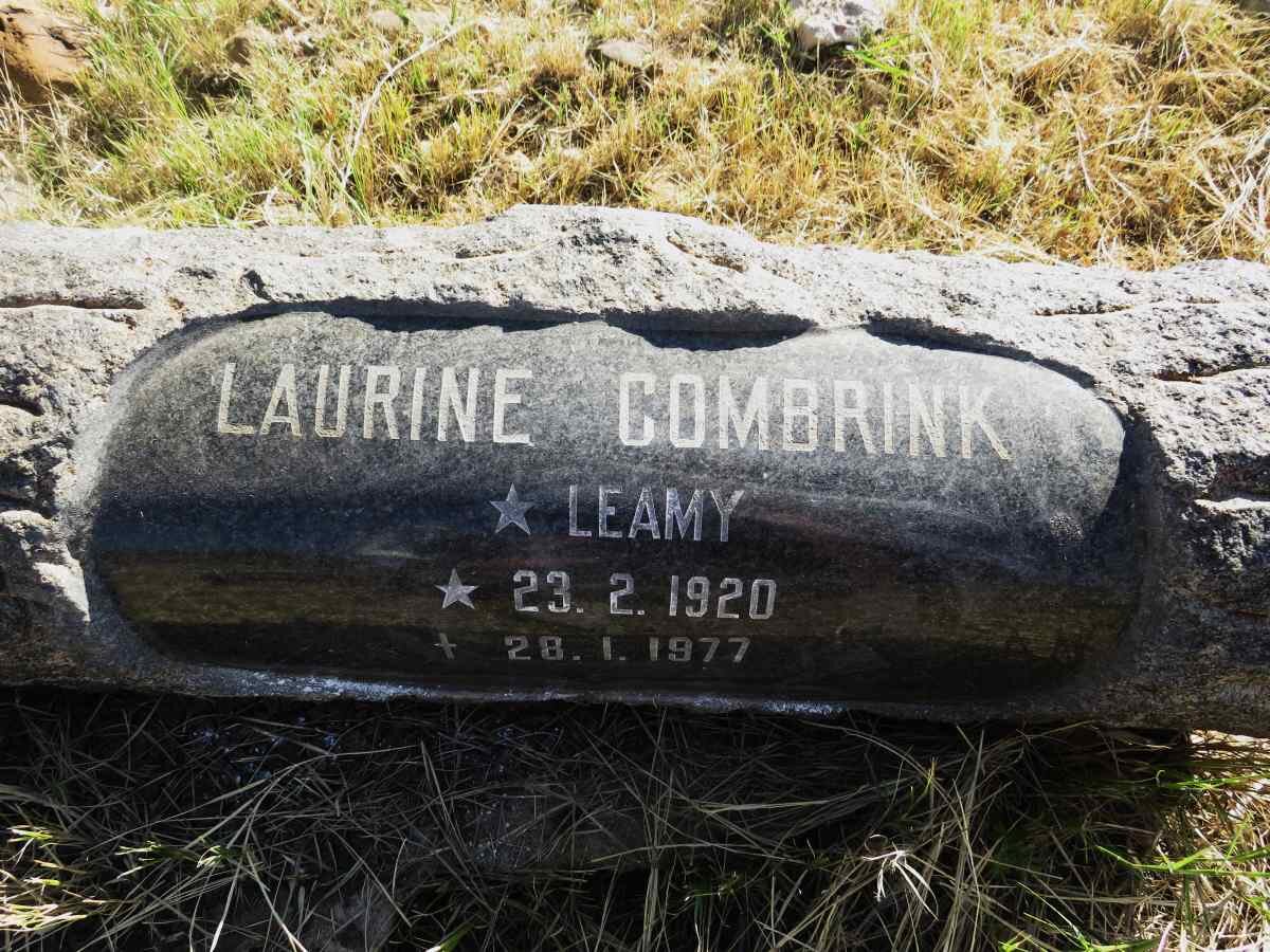 COMBRINK Laurine nee LEAMY 1920-1977