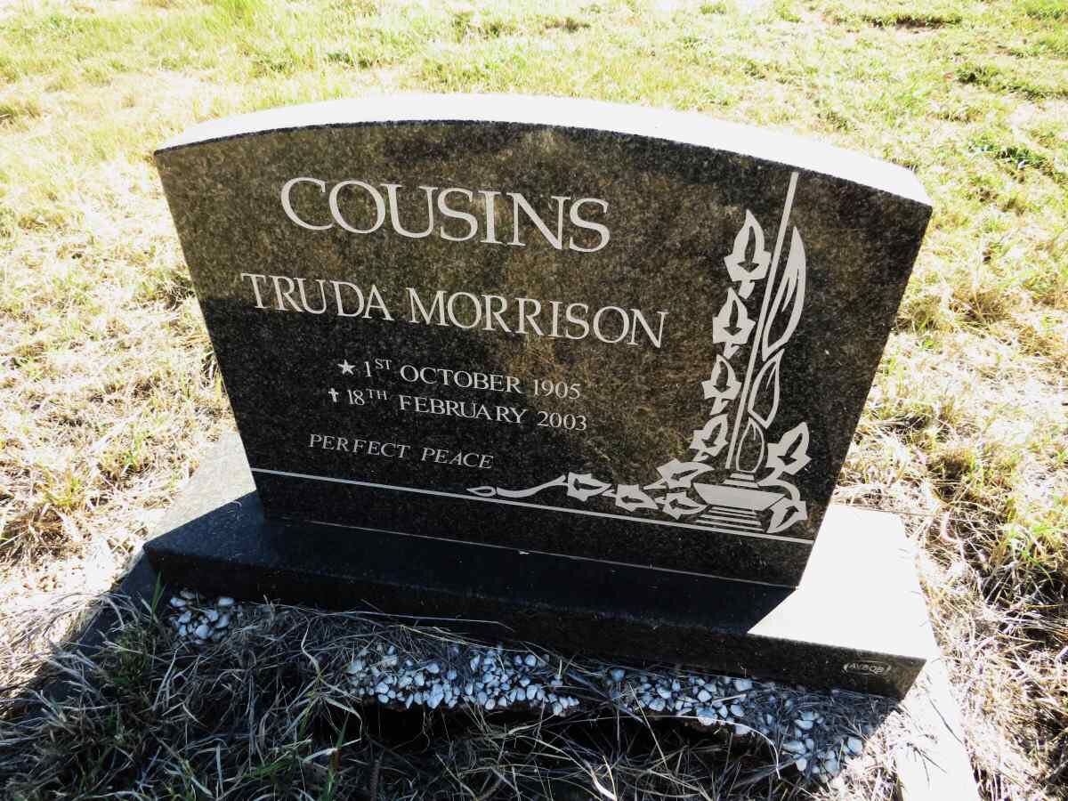 COUSINS Truda Morrison 1905-2003
