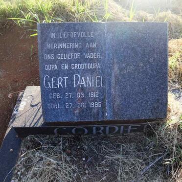 CORDIER Gert Daniel 1912-1995
