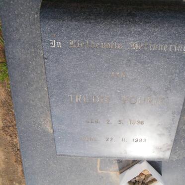 FOURIE Trudie 1936-1983